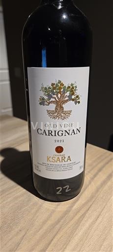 Bekaa Ikke specificeret Château Ksara Old Vine Carignan 2021
