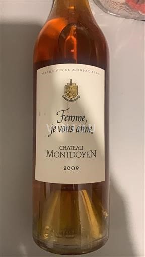 Sydväst Monbazillac Château Montdoyen Femme, je vous aime. 2009
