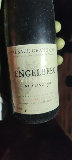 Alsace Unspecified Grand Cru Ernest Burn Engelberg 2006
