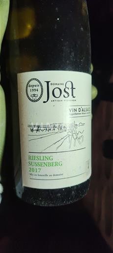 Elsass Domaine Jost Riesling Sussenberg 2017