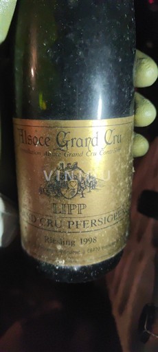 Alsace Grand Cru Lipp 1998