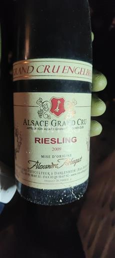 Alsace Grand Cru Alexandre Engel Grand Cru Engelberg 2009
