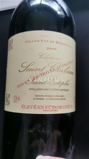 Burdeos Saint-Estèphe Château Saint Corbian 2006