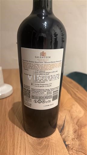Mendoza Valle de Uco Salentein Barrel Selection Sin añada
