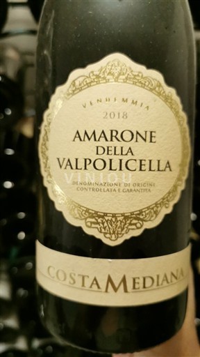 Veneto Amarone della Valpolicella Costa Mediana 2018
