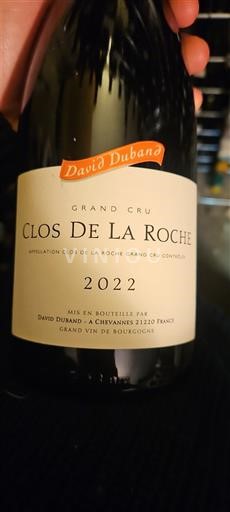 Burgundsko Clos-de-la-roche Grand Cru David Duband 2022