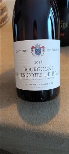 Bourgogne Ikke specificeret Closerie des Alisiers 2023