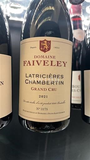 Borgogna Latricières-chambertin Grand Cru Domaine Faiveley 2021