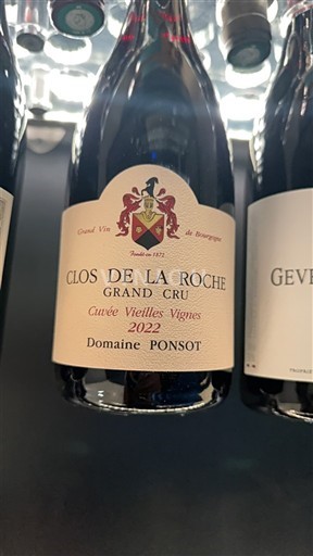 Bourgondië Clos-de-la-roche Grand Cru Domaine Ponsot Vieilles Vignes 2022