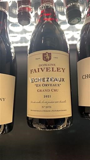 Bourgogne Échézeaux Grand Cru Domaine Faiveley En Orveaux 2021