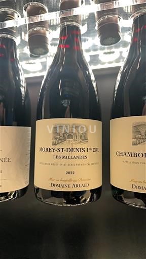 Bourgogne Morey-saint-denis Premier Cru Domaine Arlaud Les Millandes 2022