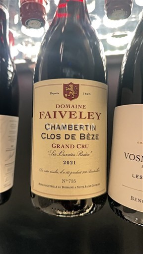 Borgogna Chambertin-Clos-de-Bèze Grand Cru Domaine Faiveley Les Dames Patronnesses 2021