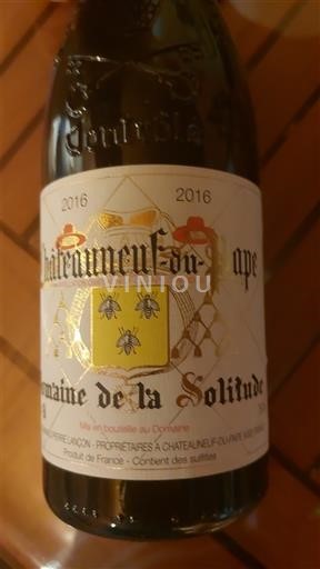 Rhône Valley Châteauneuf-du-Pape Domaine La Solitude 2016