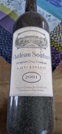 Bordéus Saint-Émilion Grand Cru Classé Château Soutard 2001