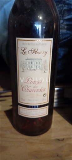 Poitou-Charentes Pineau-des-Charentes Le Fleury Não Sazonado
