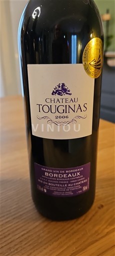 Burdeos Bordeaux Château Touginas 2006