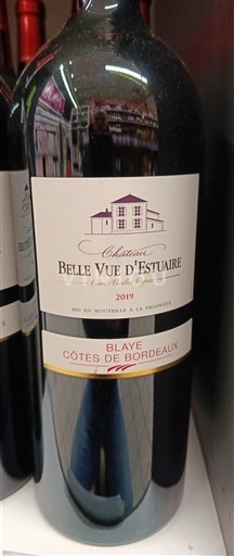 Burdeos Blaye-Côtes de Burdeos Château Belle Vue d'Estuaire Vieilles Vignes 2019