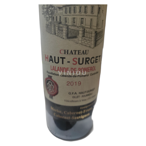 Burdeos Lalande-de-Pomerol Château Haut-Surget 2019