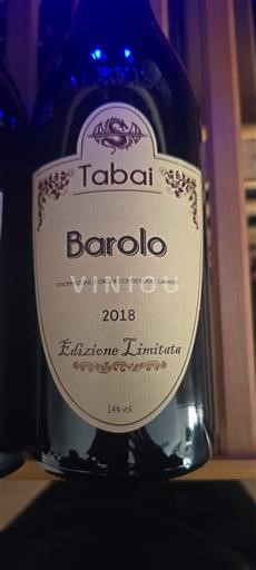 Piemonte Barolo Tabai Edizione Limitata 2018