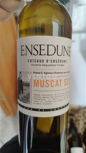 Languedoc in Roussillon Coteaux d'Ensérune Ensedune Muscat Sec 2024