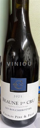Bourgogne Beaune Premier Cru Charles Père & Fille Les Boucherottes 2021