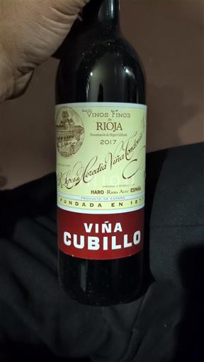 La Rioja Rioja Lopez de Heredia Viña Cubillo 2017