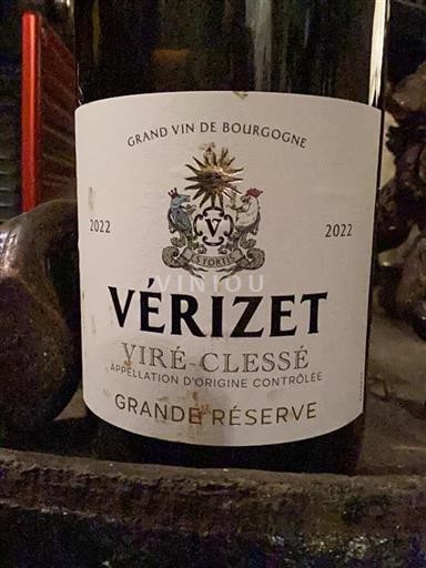 Borgogna Viré-clessé Vérizet Grande Réserve 2022