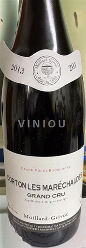 Bourgogne Ikke specificeret Grand Cru Moillard-Grivot 2013