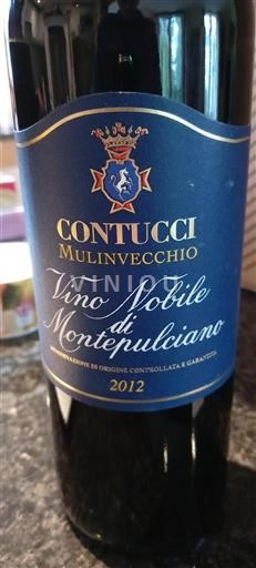 Toscana Vino Nobile di Montepulciano Contucci Mulinvecchio 2012