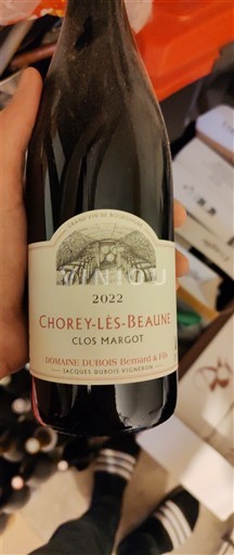 Borgoña Chorey-lès-Beaune Domaine Bois Bernard & Fils Clos Margot 2022