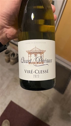 Burgundy Viré-clessé Domaine Quart-Préaux 2023