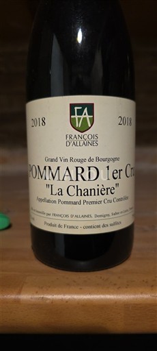 Bourgondië Pommard Premier Cru François d'Allaines La Chanière 2018