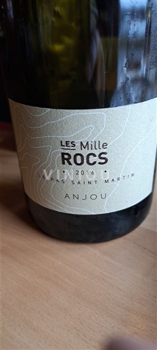 Valle del Loira Anjou Le Pas Saint Martin Les Mille Rocs 2016