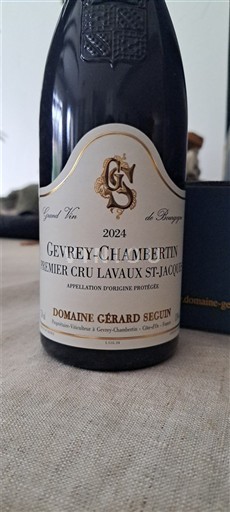 Bourgogne Gevrey-chambertin Premier Cru Domaine Gérard Ségun Premier Cru Lavaux St-Jacques 2024
