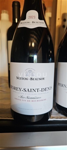 Burgundy Morey-Saint-Denis Nuiton-Beaunoy Les Sionnières 2023