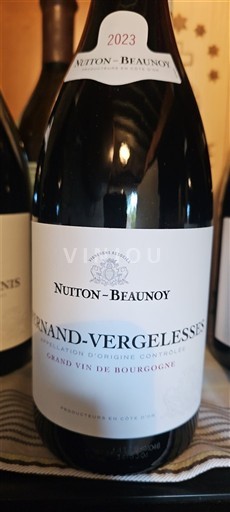 Burgundi Pernand-vergelesses Nuiton-Beaunoy 2023