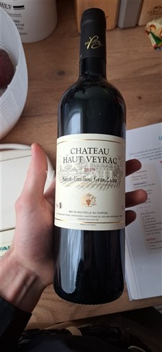 Bordeaux Saint-Émilion Grand Cru Château Haut Veyrac 2019
