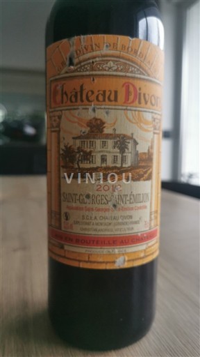 Bordeaux Saint-Georges-Saint-Émilion Château Divon 2012