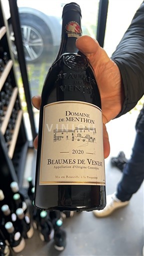 Vallée du Rhône Beaumes de Venise Domaine Menthon 2020
