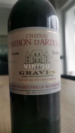 Bordeaux Graves Château Carbon d'Artigues Tradition 1999