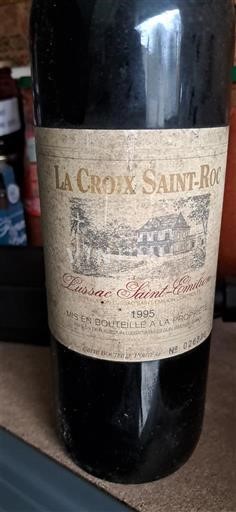 Bordeaux Lussac-saint-émilion La Croix Saint-Roc 1995