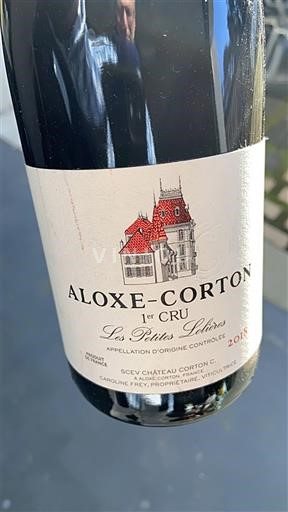 Burgundy Aloxe-Corton Premier Cru Château Corton C Les Petites Lolières 2018