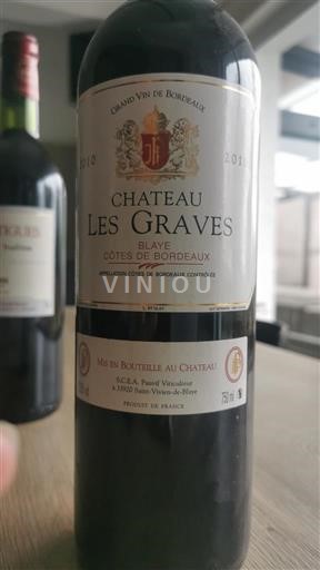 Burdeos Blaye-Côtes de Burdeos Château Les Graves 2010