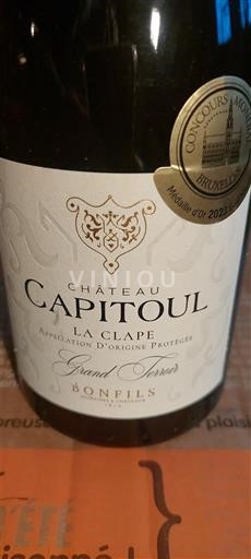 Languedoc La Clape Château Capitoul Grand Armes Icke årgångsbetecknad