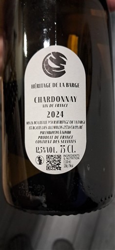 Valle del Loira No especificado Héritage de la Barge 2024