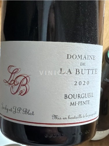 Vallée de la Loire Bourgueil Domaine La Butte Mi-Pente Bourgueil 2020