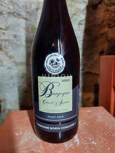 Bourgogne Bourgogne Côtes d'Auxerre Domaine Sorin Coquard Côtes d'Auxerre 2023