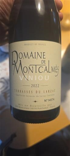 Languedoc Terrasses-du-Larzac Domaine Montcalmès 2022