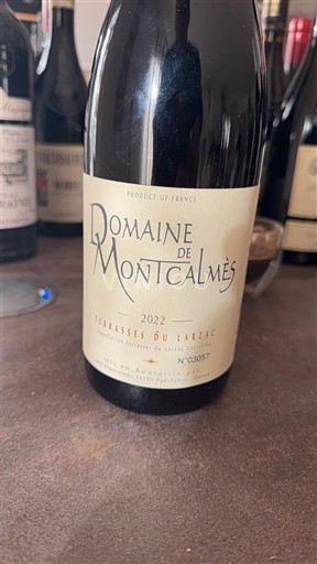 Languedoc Terrasses-du-larzac Domaine Montcalmès 2022