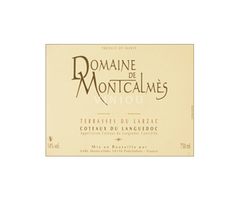 Languedoc Terrasser av Larzac Domaine Montcalmès 2022